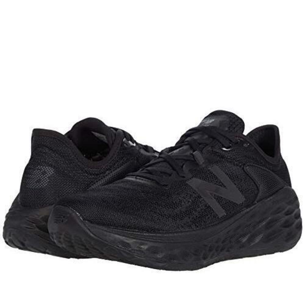NEW BALANCE WOMEN'S FRESH FOAM MORE V2 RUNNING SHOE, BLACK/BLACK, 7.5 M US
